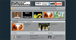 Desktop Screenshot of mymusic.com.au